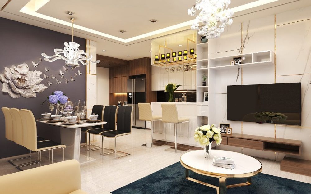 Thiết Kế Nội Thất Phòng Khách Và Bếp