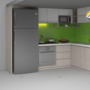 Tủ Bếp Acrylic Hiện Đại