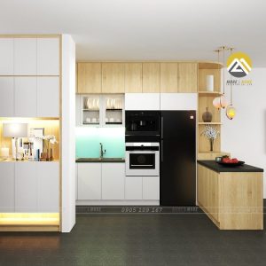 Tủ Bếp Gỗ Công Nghiệp MDF