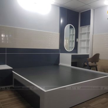 Thi công nội thất phòng ngủ biệt thự tại Bình Chánh