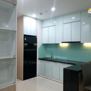 Nội thất bếp tại căn hộ Hà Đô quận 10