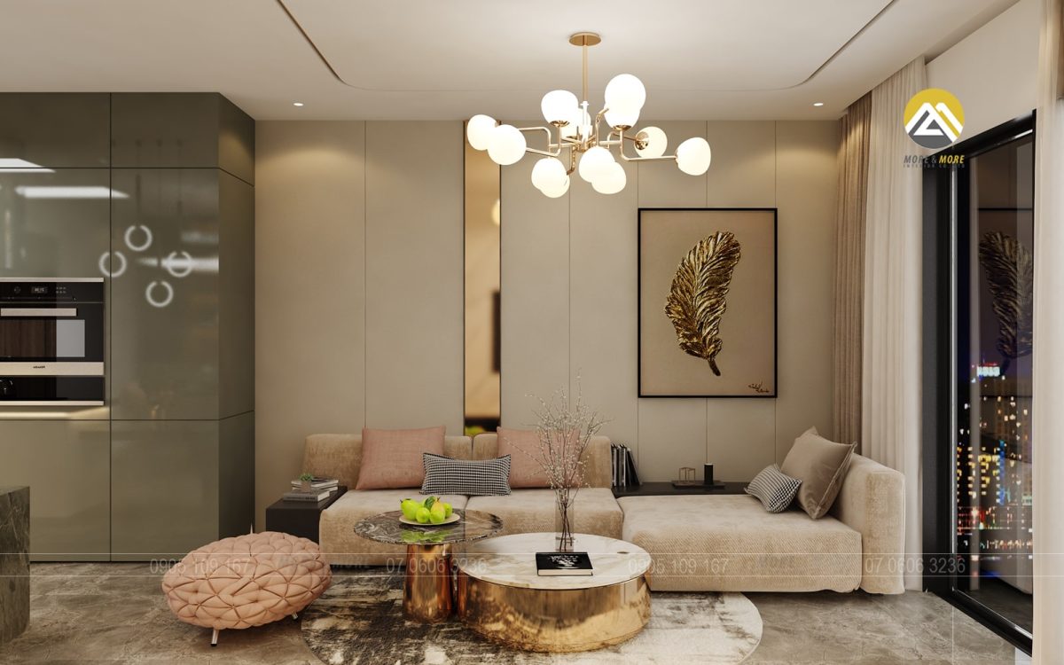 Nội Thất Phòng Khách Căn Hộ Hà Đô Quận 10