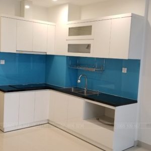 Tủ Bếp MDF Lõi Xanh Chống Ẩm Phủ Acrylic