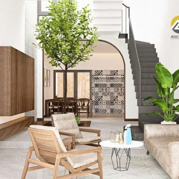 Thiết Kế Nội Thất Phòng Khách Căn Hộ Penhouse Hoặc Nhà Phố