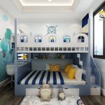 Thiết kế nội thất phòng ngủ cho bé phong cách chiến binh biển cả