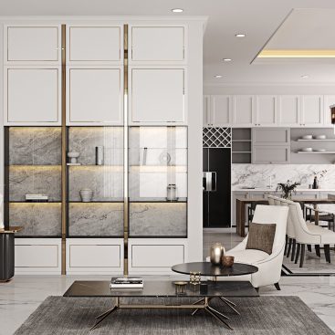 Thiết Kế Nội Thất Biệt Thự TPHCM Phong Cách Tân Cổ Điển