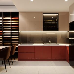 Thiết Kế Nội Thất Phòng Khách Và Bếp Tại Picity Quận 12