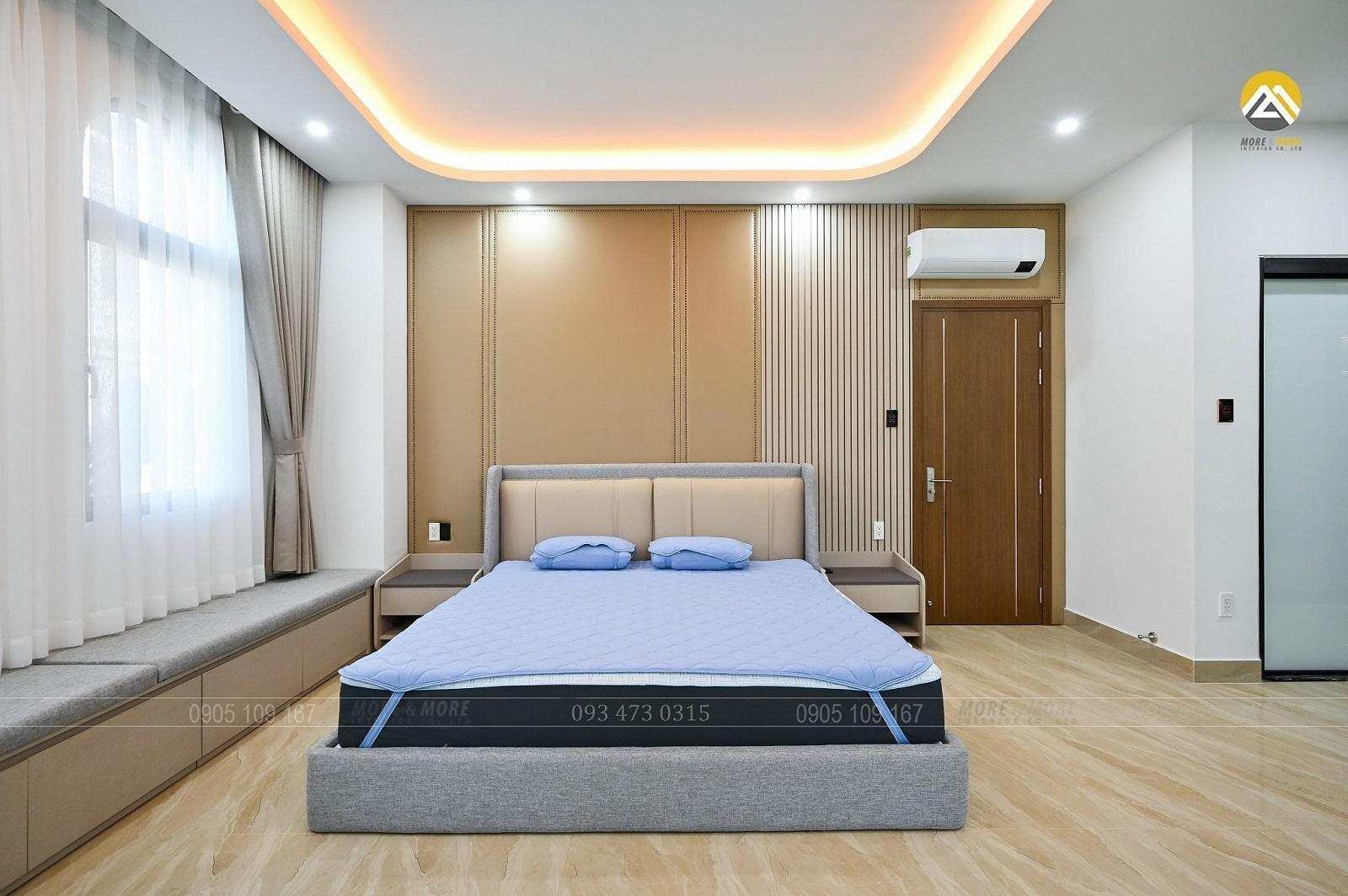 Nội thất phòng ngủ Master tại Biệt Thự Manhattan Vinhomes Grandpark