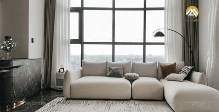 Nội thất phòng khách căn hộ penthouse quận 12